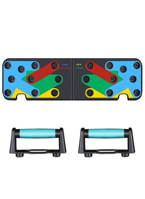 Dubai Gallery Multifunction Push Up Rack Board (Light Blue)
