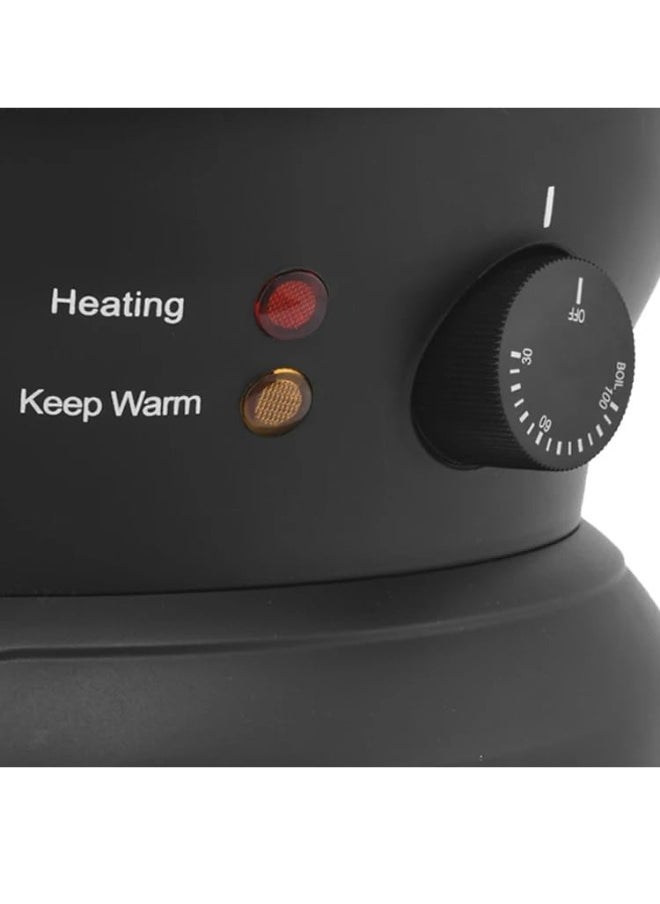 Generic - Electric Tea Kettle Samovar and Tea Maker – 4L 1350W Turkish & Russian Kettle – SK-SH-1068 – Stainless Steel Hot Water Boiler with Temperature Control for Tea, Coffee, Herbal Infusions - Image 1