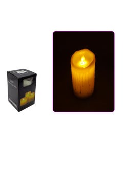 PARTY FUN Yellow LED Plastic Candle 1pcs  - Image 2