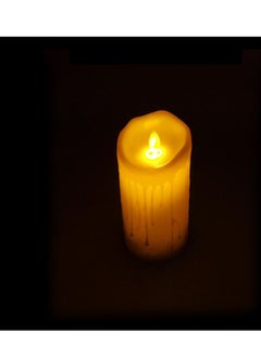 PARTY FUN Yellow LED Plastic Candle 1pcs  - Image 1