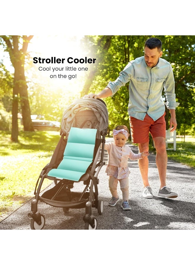 Swanoo Car Seat Cooling Pad, Stroller Cooling Pad with Ice Pack for Babies Toddler and Kids, Sun and Heat Cover Protector for Summer Carseat Cooler Liner… - Image 4