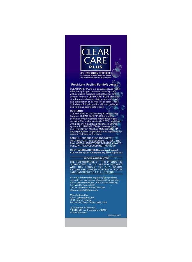 Clear Care Hydraglyde Disinfecting Solution Twin Pack - 16oz - Image 4