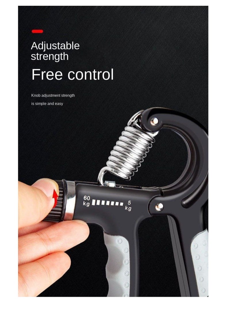 Generic Hand Grip Strengthener - Perfect Tool for Strengthening Hand Nerves and Improving Muscle Performance BK  - Image 2