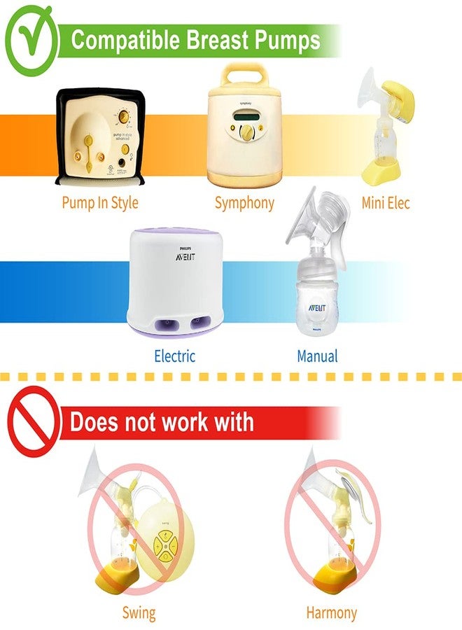 NENESUPPLY صمامات بيل الدجاج 4 قطع من نينسوبلاي متوافقة مع مضخات ميديلا وأفينت، ليست قطع مضخة ميديلا الأصلية، تعمل مع مضخة ميديلا في الأسلوب وميديلا سيمفوني، استبدال غشاء صمام ميديلا وصمام أفينت. - Image 2