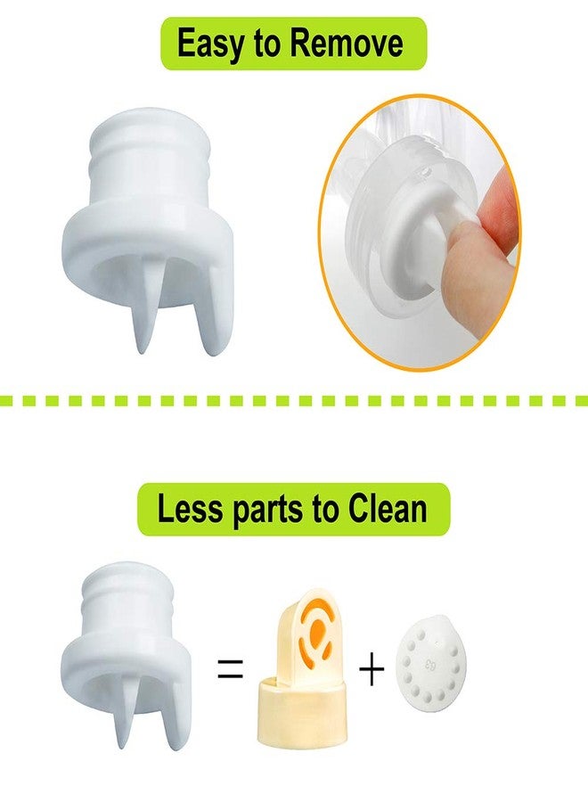 NENESUPPLY صمامات بيل الدجاج 4 قطع من نينسوبلاي متوافقة مع مضخات ميديلا وأفينت، ليست قطع مضخة ميديلا الأصلية، تعمل مع مضخة ميديلا في الأسلوب وميديلا سيمفوني، استبدال غشاء صمام ميديلا وصمام أفينت. - Image 5