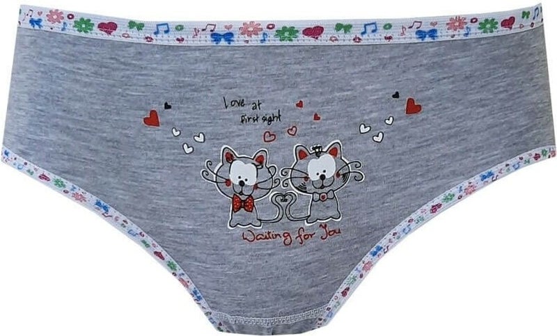 Tutku Elastane Printed Girl's Panties 6-Pack  - Image 2