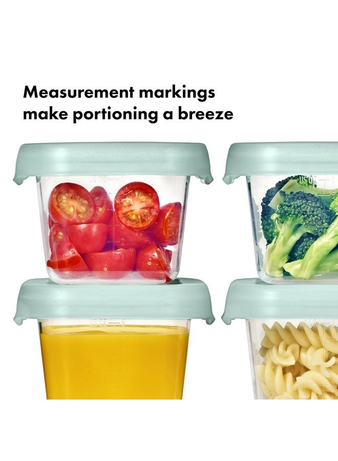 OXO Tot Baby Blocks Food Storage Containers (6 Oz.) - Opal - Image 3
