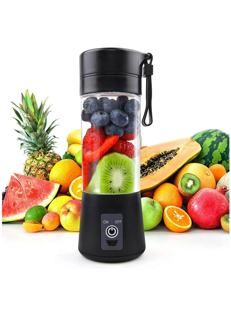 Arabest Portable Blender, USB Rechargeable Juicer with 6 Blades, Mini Blender for Travel, Home, Gym, Office  - Image 1