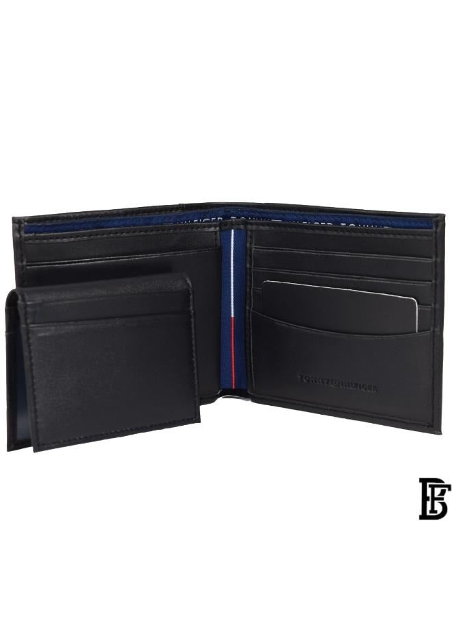 Tommy Hilfiger Plus Tommy Hilfiger Genuine Leather Men's Wallet Meaning Luxury Gift  - Image 3