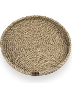 Naturalove Decorative Jute Accessory Basket Round Large Size  - Image 2