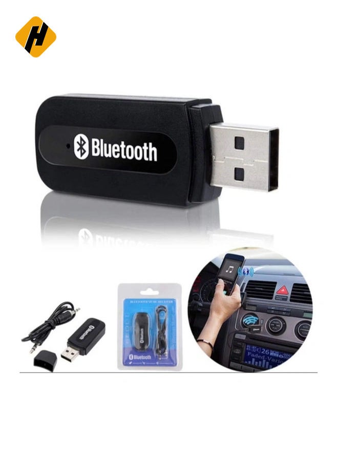HuHa USB Bluetooth Receiver for Car, Music Streaming Car Kit, Portable Wireless Audio Adapter  - Image 1