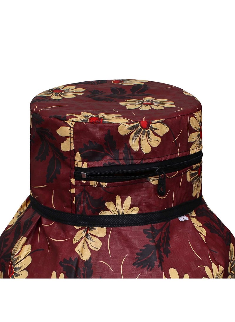 Lithara Lithara Printed PVC LPG Gas Cylinder Cover Washable Dustproof Size 25 x 21 Inches Multicolor CYSA18  - Image 4