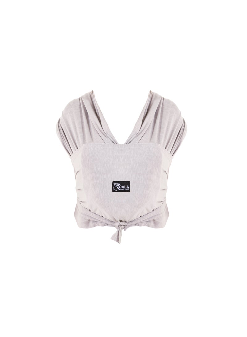 كوالا بيبي كير حاملة الأطفال كادل باند, سهلة الارتداء، دعم مريح وآمن - لفافة حديثي الولادة قابلة للتمدد والتعديل، مناسبة حتى 9 كجم - رمادي - Image 4