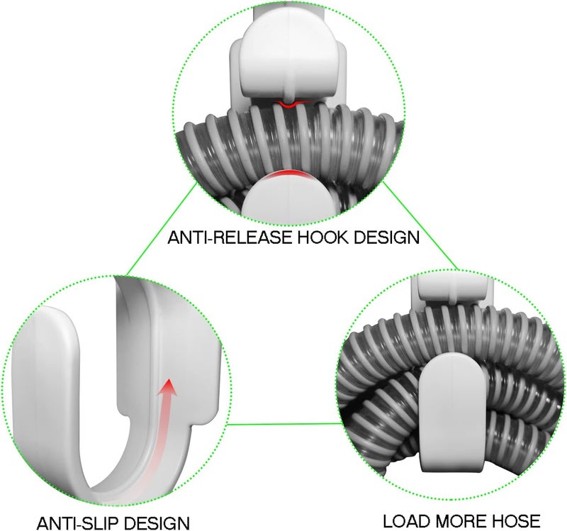 Anti-winding CPAP pipe organizer, hose storage frame, bedside support pipe bracket - Image 5