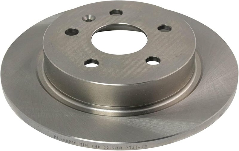 TRQ Rear Brake Rotor Set Solid Compatible with 2012-2016 Buick LaCrosse 2011-2017 Regal 2013-2015 Chevrolet Malibu 2016 Malibu Limited - Image 5