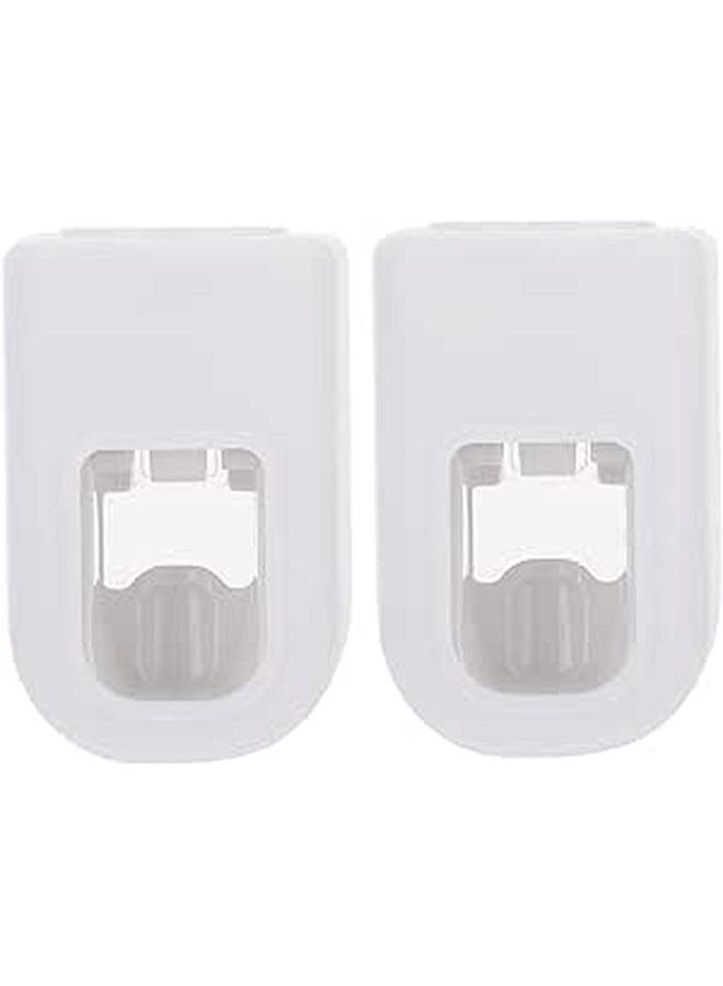 Automatic Toothpaste Squeezer Dispenser Wall Mounted Press Type 2 Pack Nail Design - Image 1