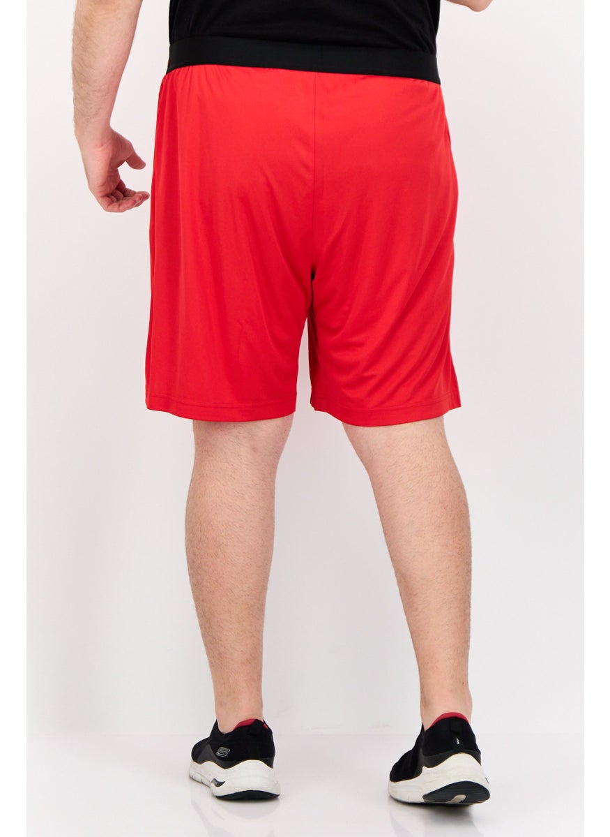 Reebok Men Sportswear Fit Brand Logo Outdoor Short, Red  - Image 2