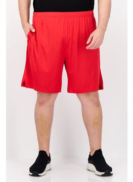 Reebok Men Sportswear Fit Brand Logo Outdoor Short, Red  - Image 1