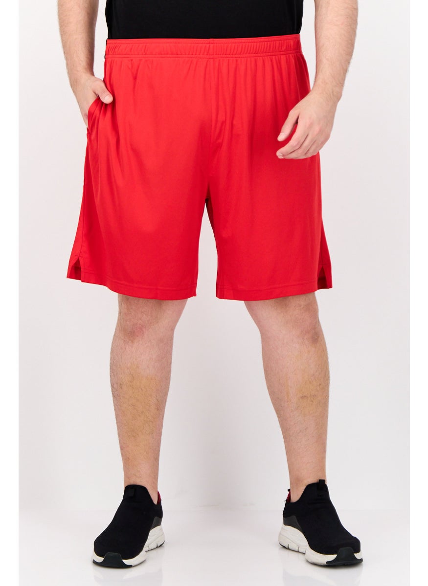 Reebok Men Sportswear Fit Brand Logo Outdoor Short, Red  - Image 1