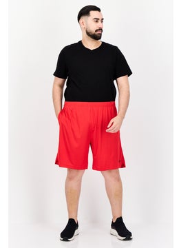Reebok Men Sportswear Fit Brand Logo Outdoor Short, Red  - Image 3