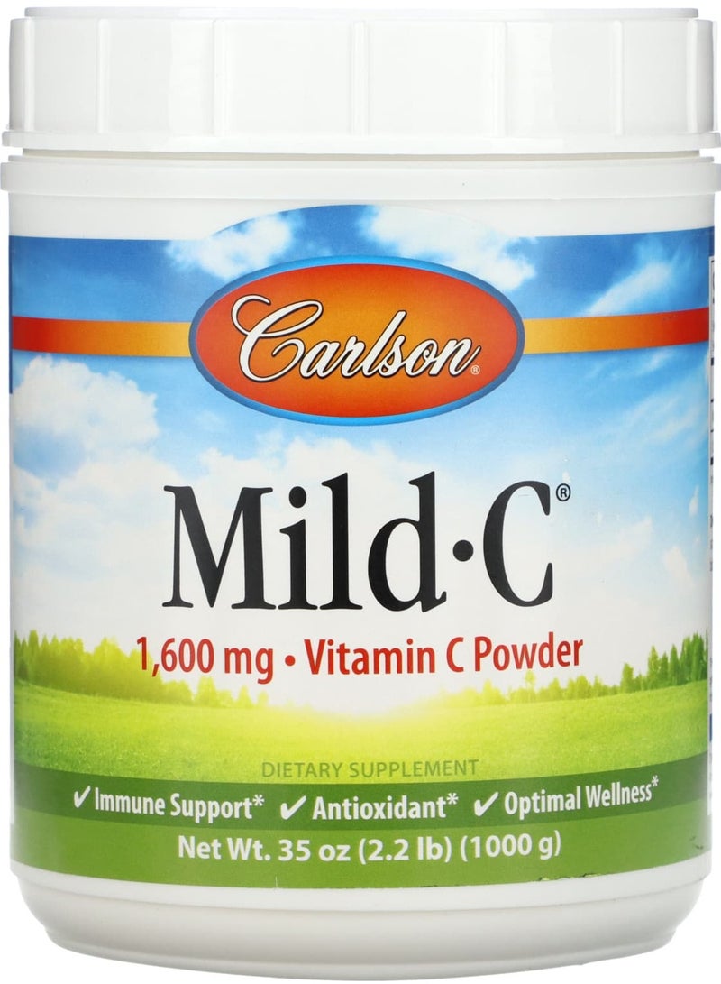 مايلد-سي، مسحوق فيتامين سي، 1,600 ملغ، 2.2 رطل (1,000 غرام)