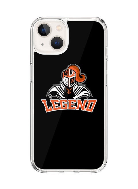 Classic Clear Case for Apple iPhone 14 Hybrid Soft Case Flexible Edges Anti Drop TPU PC Gel Thin Transparent Cover [ Designed for Apple iPhone 14 ] - Legend Knight Full Print