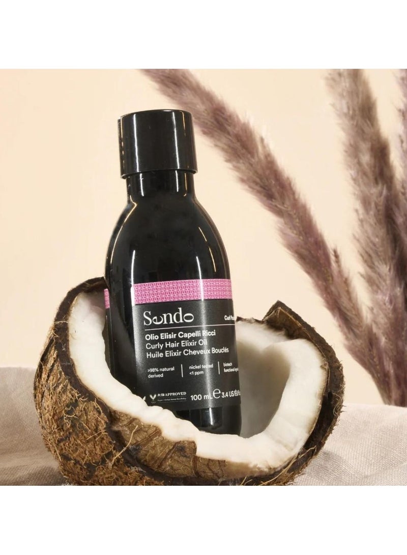 Sendo Curl Passion Curly Hair Elixir Oil Nourishing 100ml - Image 3