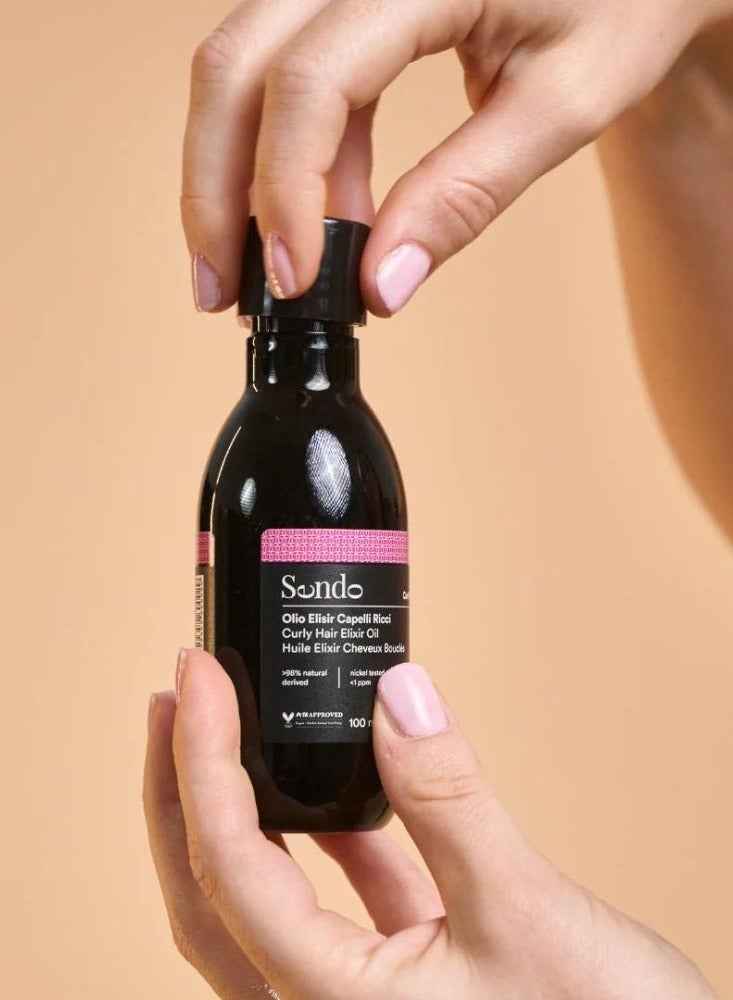 Sendo Curl Passion Curly Hair Elixir Oil Nourishing 100ml - Image 4