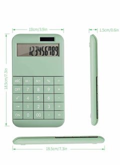 Y&D Basic Standard Calculator 12 Digit Desktop with Large LCD Display for Office, School, Home & Business Use, Modern Design - Green  - Image 4