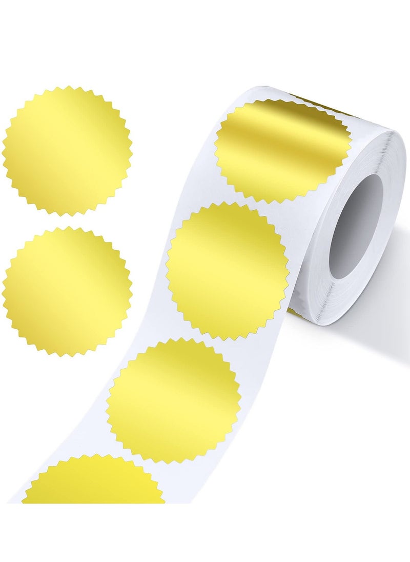 SYOSI - Gold Seal Stickers Add a Touch of Elegance to Your Certificates and Envelopes with 2 Inch - Image 1