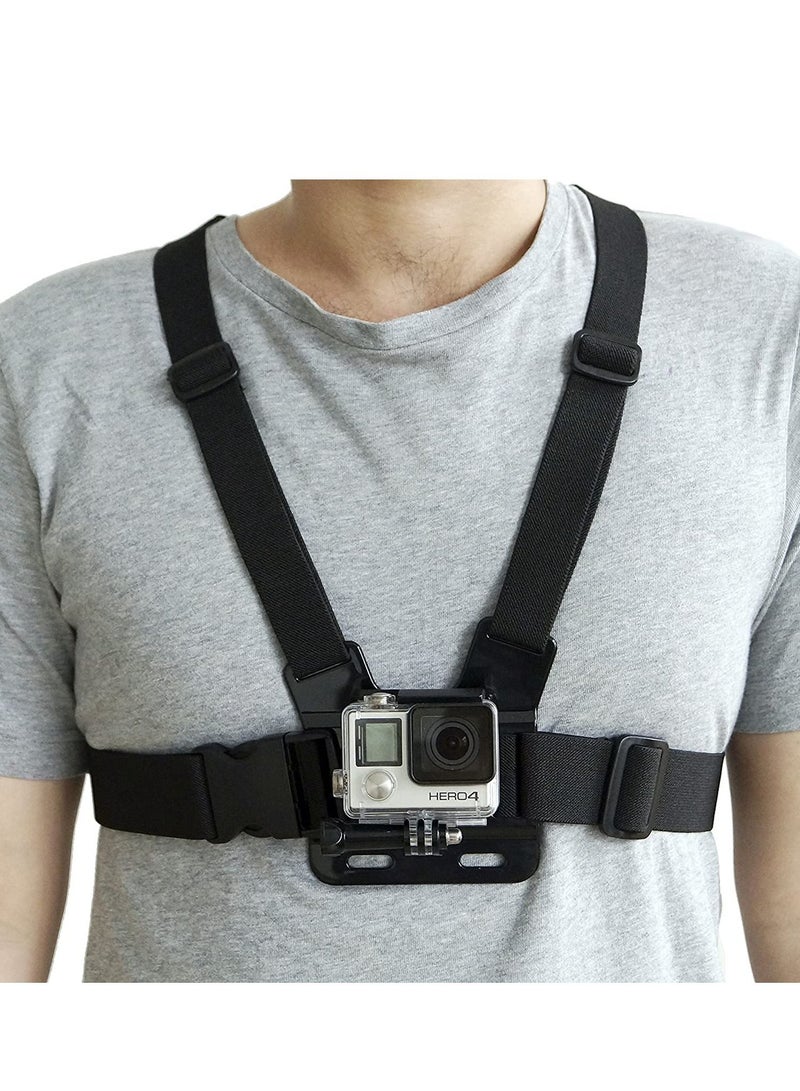 Chest Harness Adjustable Elastic Body Strap Mount Belt Compatible with Gopro Hero 10 9 HERO 8/7/6/5/4/3/2/1 SJCAM Action Camera  - Image 2