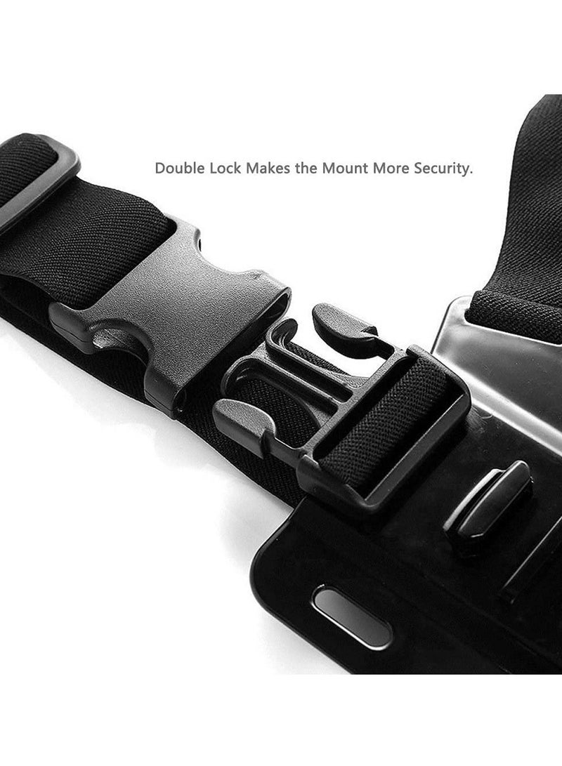 Chest Harness Adjustable Elastic Body Strap Mount Belt Compatible with Gopro Hero 10 9 HERO 8/7/6/5/4/3/2/1 SJCAM Action Camera  - Image 4