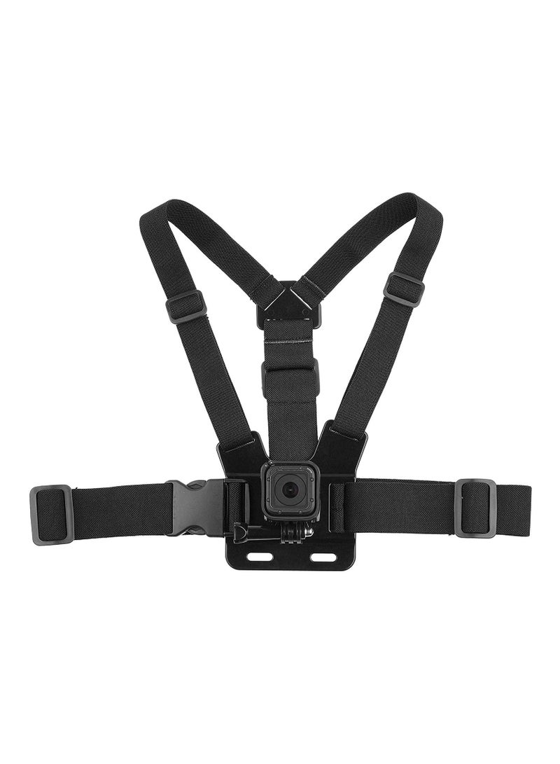 Chest Harness Adjustable Elastic Body Strap Mount Belt Compatible with Gopro Hero 10 9 HERO 8/7/6/5/4/3/2/1 SJCAM Action Camera  - Image 1