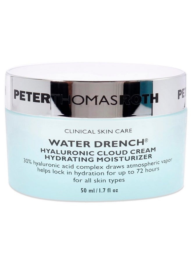 PETER THOMAS ROTH Peter Thomas Roth | Water Drench Hyaluronic Cloud Cream | Hydrating Moisturizer for Face, Up to 72 Hours of Hydration for More Youthful-Looking Skin, Fragnance Free, 1.69 Fl Oz  - Image 2