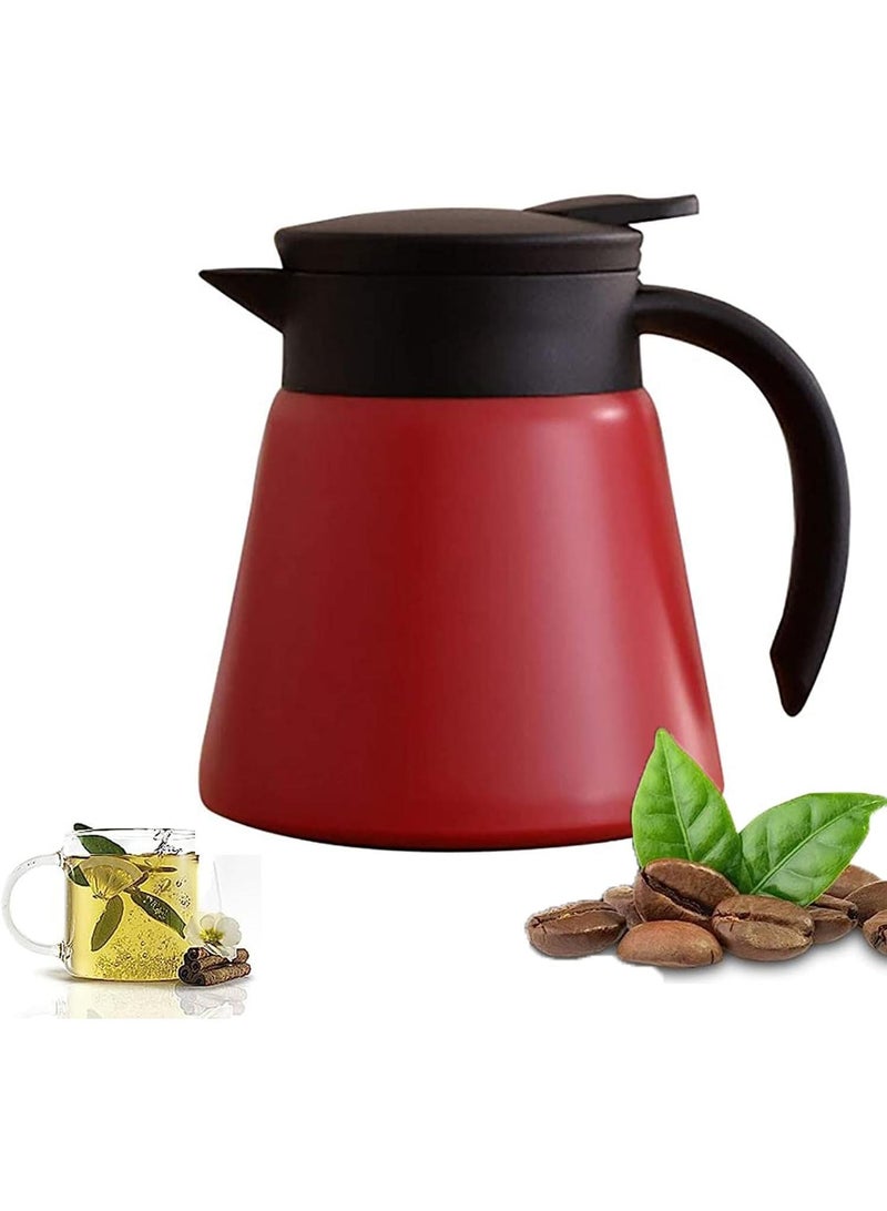 Bluejw Thermal Coffee Carafe Tea Pot Thermal And Cold Coffee Carafe Stainless Steel Insulation Pot Double Wall Vacuum Insulated Coffee Water And Beverage Dispenser - Image 1
