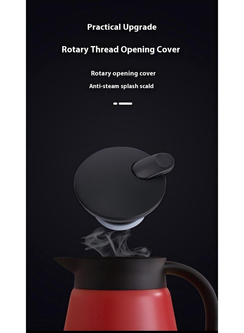 Bluejw Thermal Coffee Carafe Tea Pot Thermal And Cold Coffee Carafe Stainless Steel Insulation Pot Double Wall Vacuum Insulated Coffee Water And Beverage Dispenser - Image 3