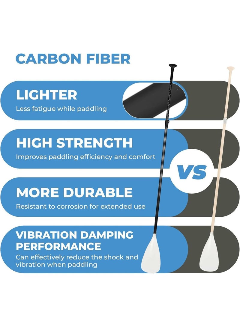 YOUWE7 SUP Paddle - 3 Piece Adjustable Paddles - Lightweight Stand-up Paddle Oars for Paddleboard, Adjustable Aluminum Alloy Shaft 68" - 84", for Surfing, Floating, and Water Sports Enjoyment - Image 5