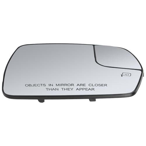 GoaMotors Right Passenger Side Heated Mirror Glass with Backing Plate FT4Z-17K707-A Compatible with Ford Edge 2015-2018, Exterior Mirror Replacement Glass - Image 2