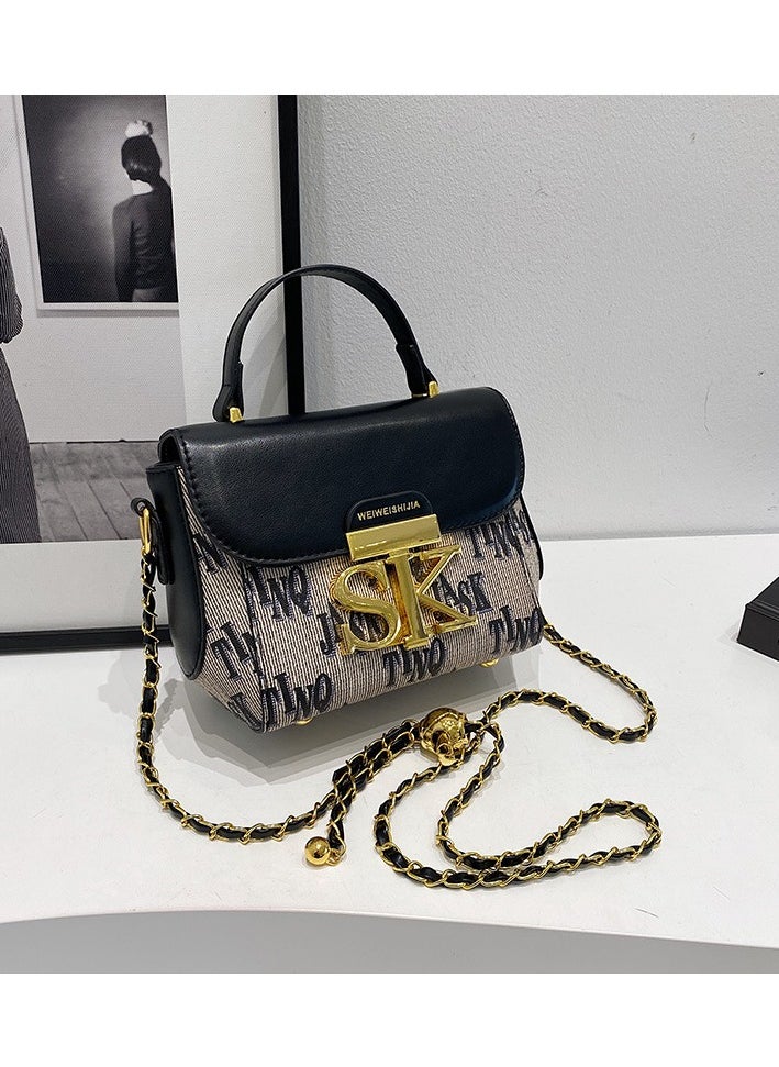 SK New Fashionable And Minimalist Hand-held Single-shoulder And Crossbody Bag 