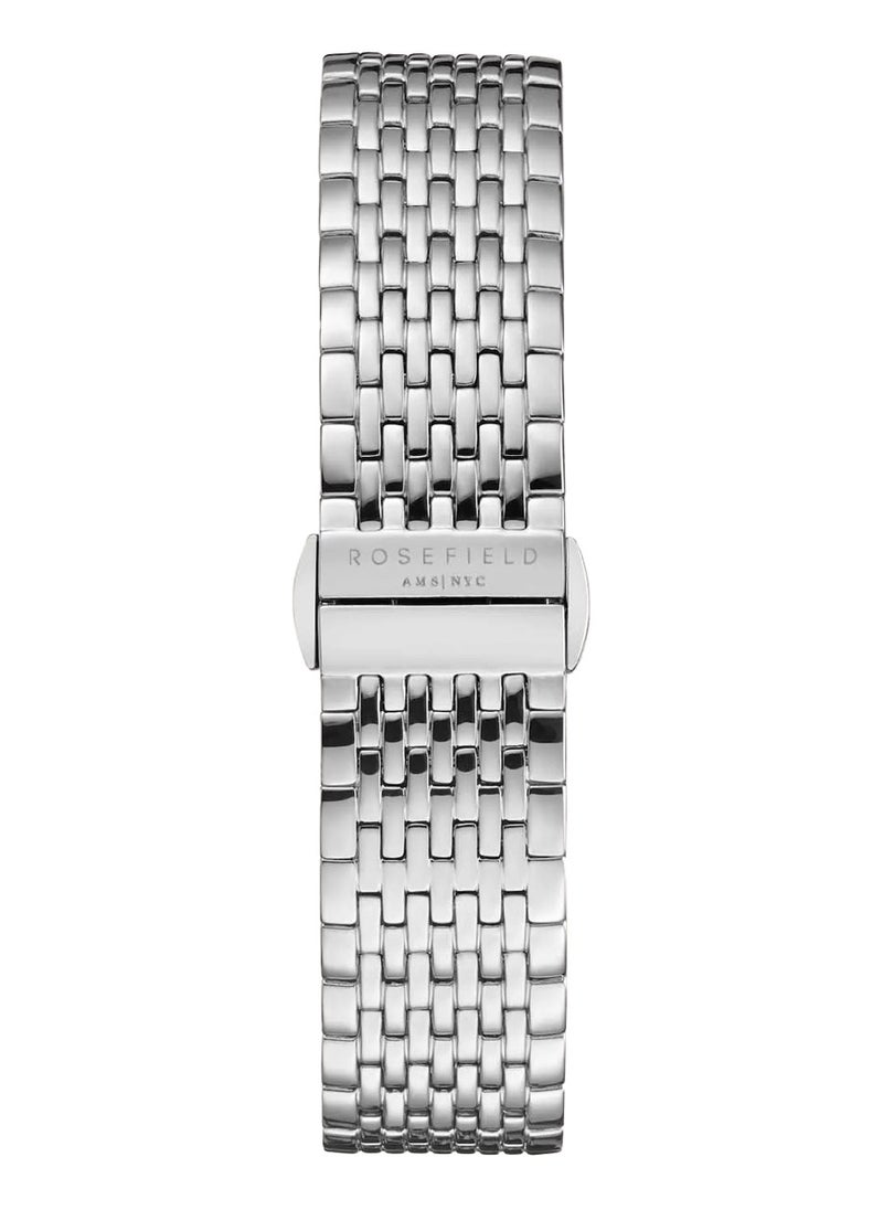 RoseField Women's Upper East Side Black Silver Stainless Steel Band Watch UBSSS-U36  - Image 2