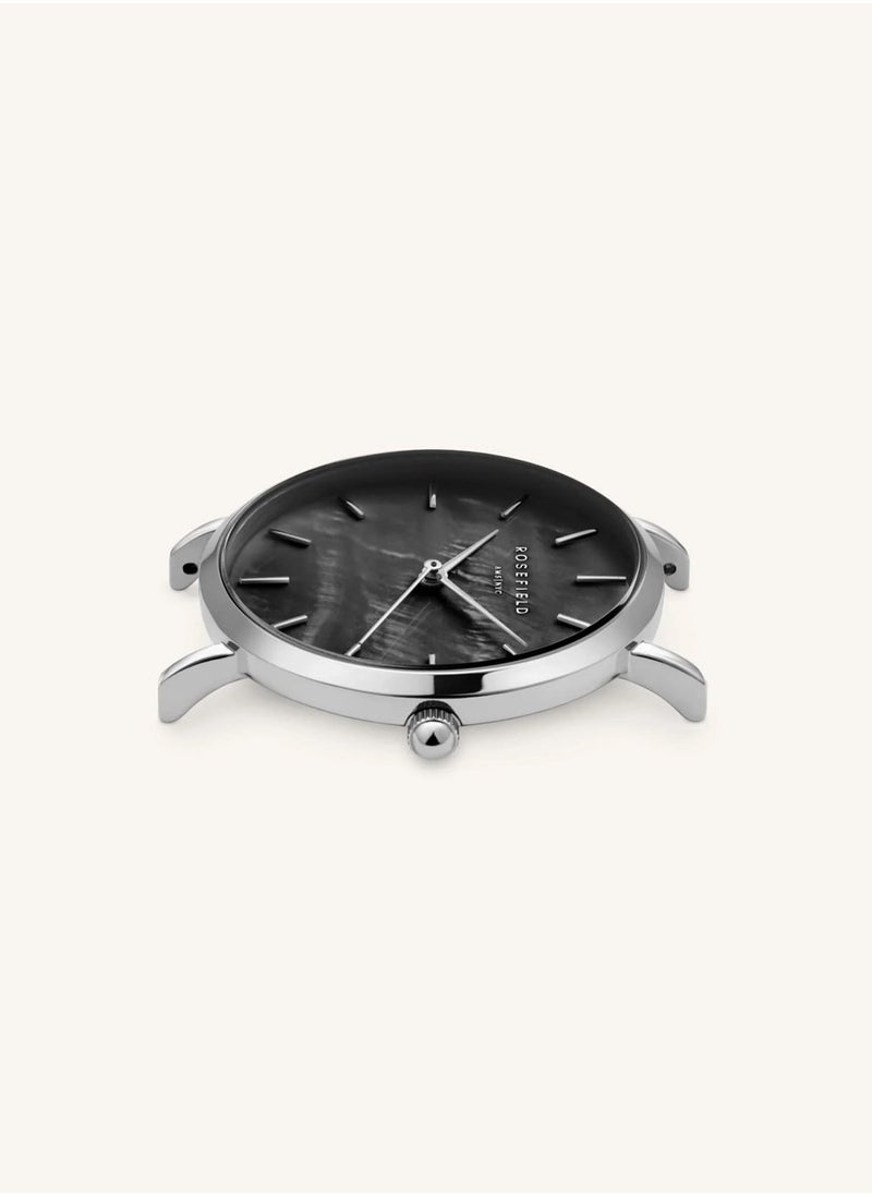 RoseField Women's Upper East Side Black Silver Stainless Steel Band Watch UBSSS-U36  - Image 3