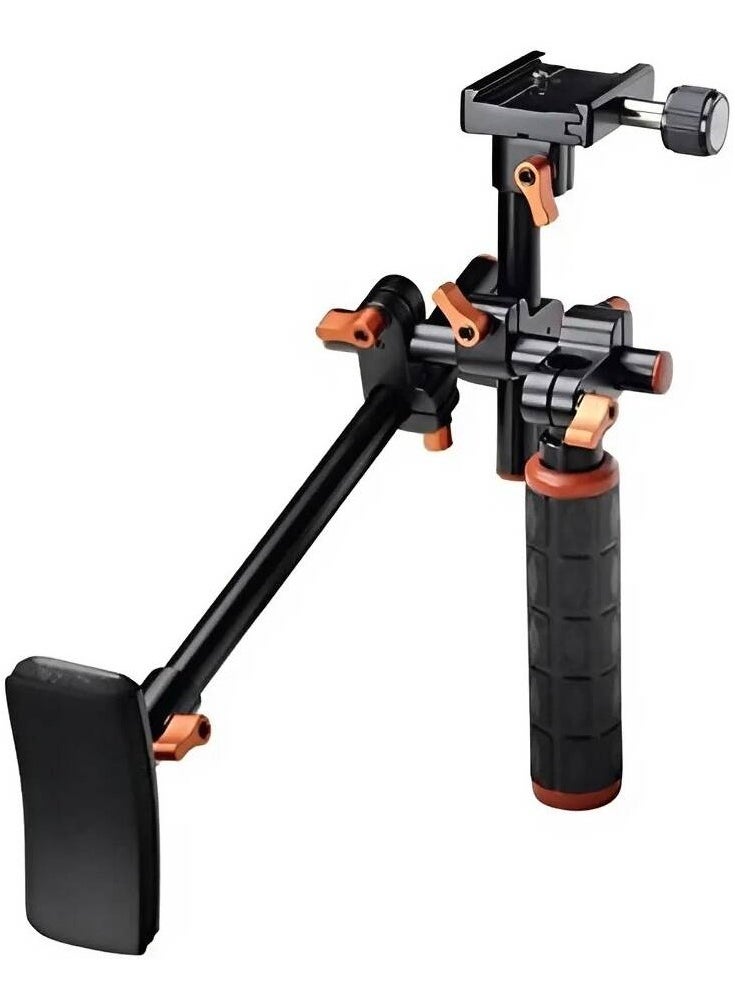 Aputure Aputure DSLR Magic Rig V1, Steadies DSLR Video, Gunstock & Handgrip, All-Metal Construction, 15mm Rods for Modularity, Heavy-Duty Quick-Release Plate, Adjustable Components, Black/Orange | MR-V1  - Image 1
