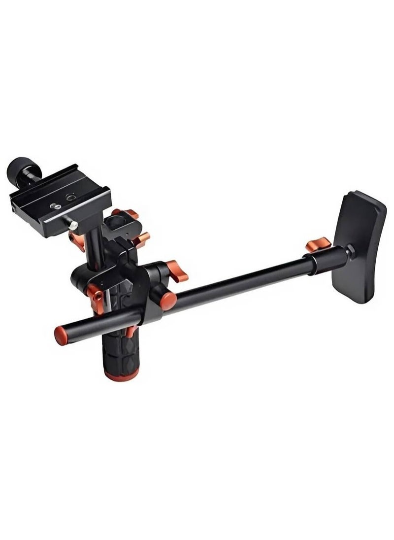 Aputure Aputure DSLR Magic Rig V1, Steadies DSLR Video, Gunstock & Handgrip, All-Metal Construction, 15mm Rods for Modularity, Heavy-Duty Quick-Release Plate, Adjustable Components, Black/Orange | MR-V1  - Image 2