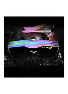 TeamGroup T-Force Delta RGB DDR4 16GB (2x8GB) 3600MHz CL18 1.35V Desktop Memory Kit – Black Heatspreader, Full-Frame 120° RGB Lighting, XMP 2.0 Support, Aluminum Alloy Heatspreader, Intel/AMD Compatible | TF3D416G3600HC18JDC01  - Image 4