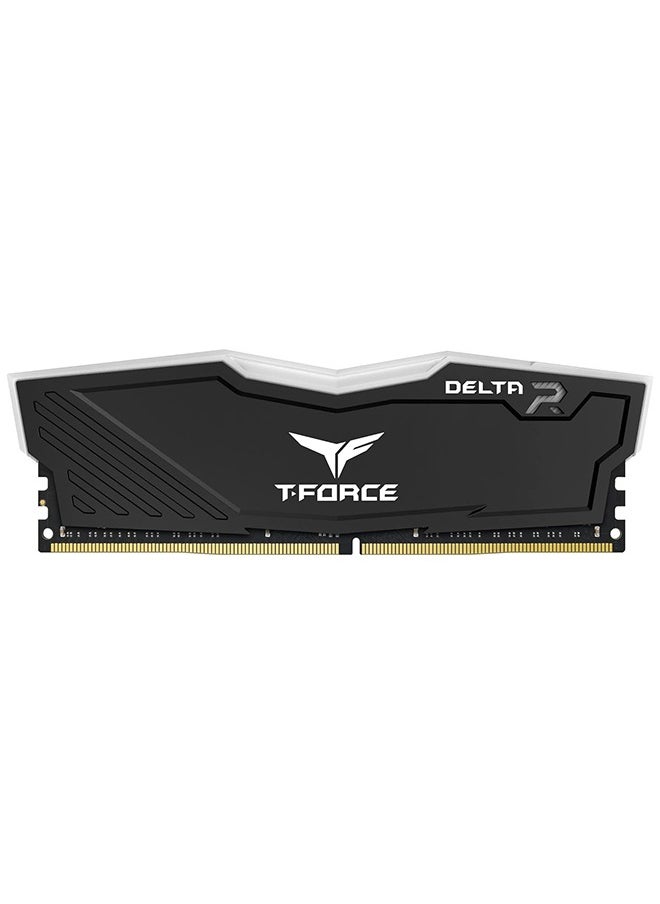 TeamGroup - T-Force Delta RGB DDR4 16GB (2x8GB) 3600MHz CL18 1.35V Desktop Memory Kit – Black Heatspreader, Full-Frame 120° RGB Lighting, XMP 2.0 Support, Aluminum Alloy Heatspreader, Intel/AMD Compatible | TF3D416G3600HC18JDC01 - Image 1