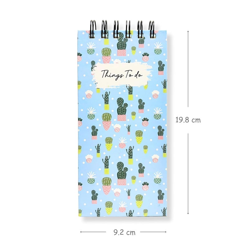 Articious To Do List & Pocket Diary Combo | Ruled Pages | 80 GSM | 9.2 x 19.8 CM | 264 Pages (Cactus) - Image 5