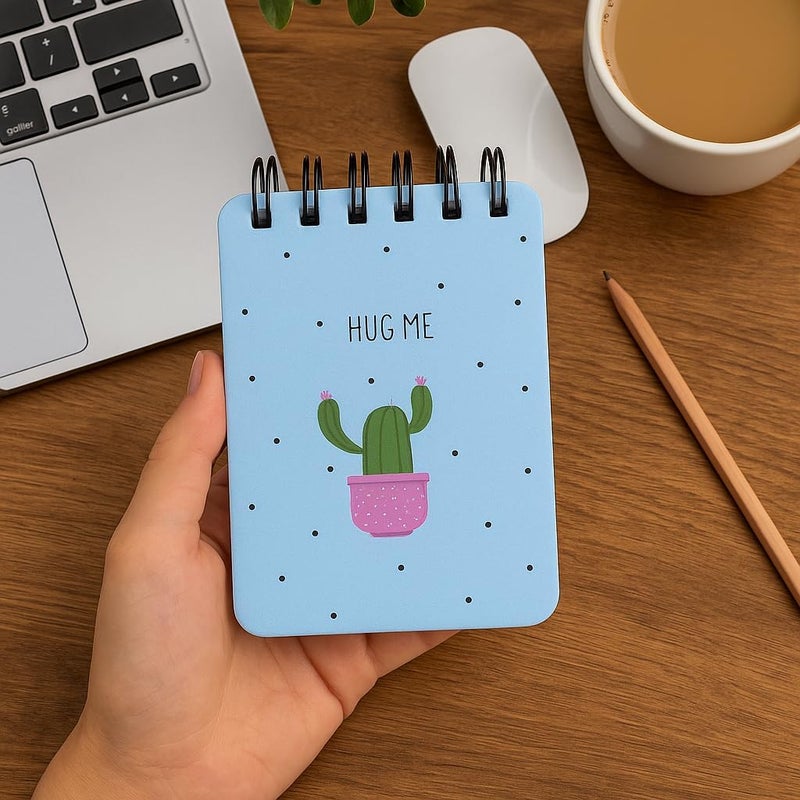 Articious To Do List & Pocket Diary Combo | Ruled Pages | 80 GSM | 9.2 x 19.8 CM | 264 Pages (Cactus) - Image 2