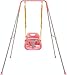 FUNLIO Toddler Swing with Foldable Metal Stand for Toddlers Aged 110 Years 3in1 Baby Swing Set with 4 Sandbags for BackyardIndoorOutdoor Play Easy to Assemble Store Pink - Image 3