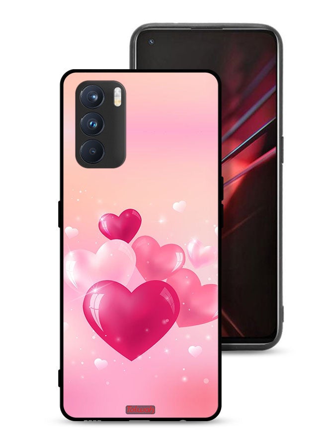 Tolwak Oppo K9 Pro Protective Case Cover Beautiful Hearts Art - Image 1