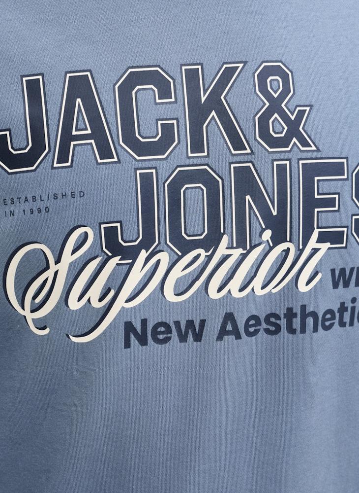JACK & JONES Graphic Crew Neck Sweatshirt - Image 5